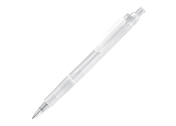 Stylo bille publicitaire biodégradable - Vegetal Pen Clear Ecru / Blanc